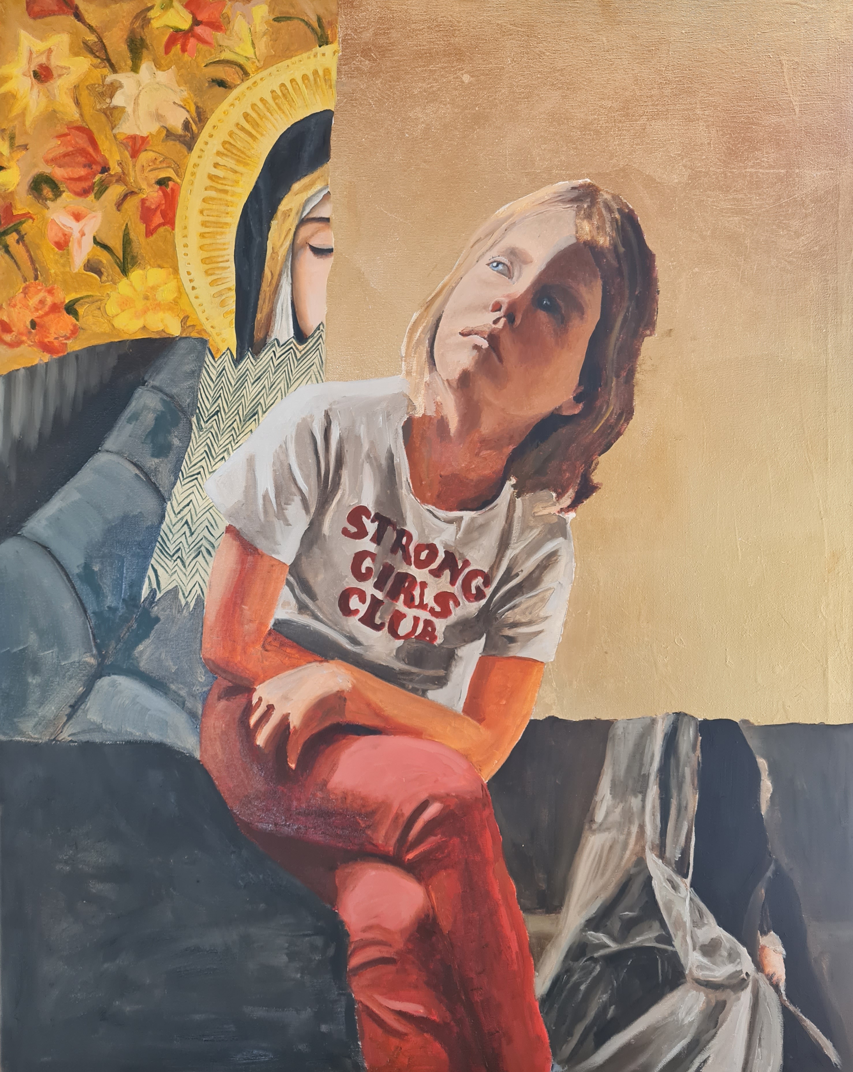 Strong Girls Club — oil painting by Nic Ledger