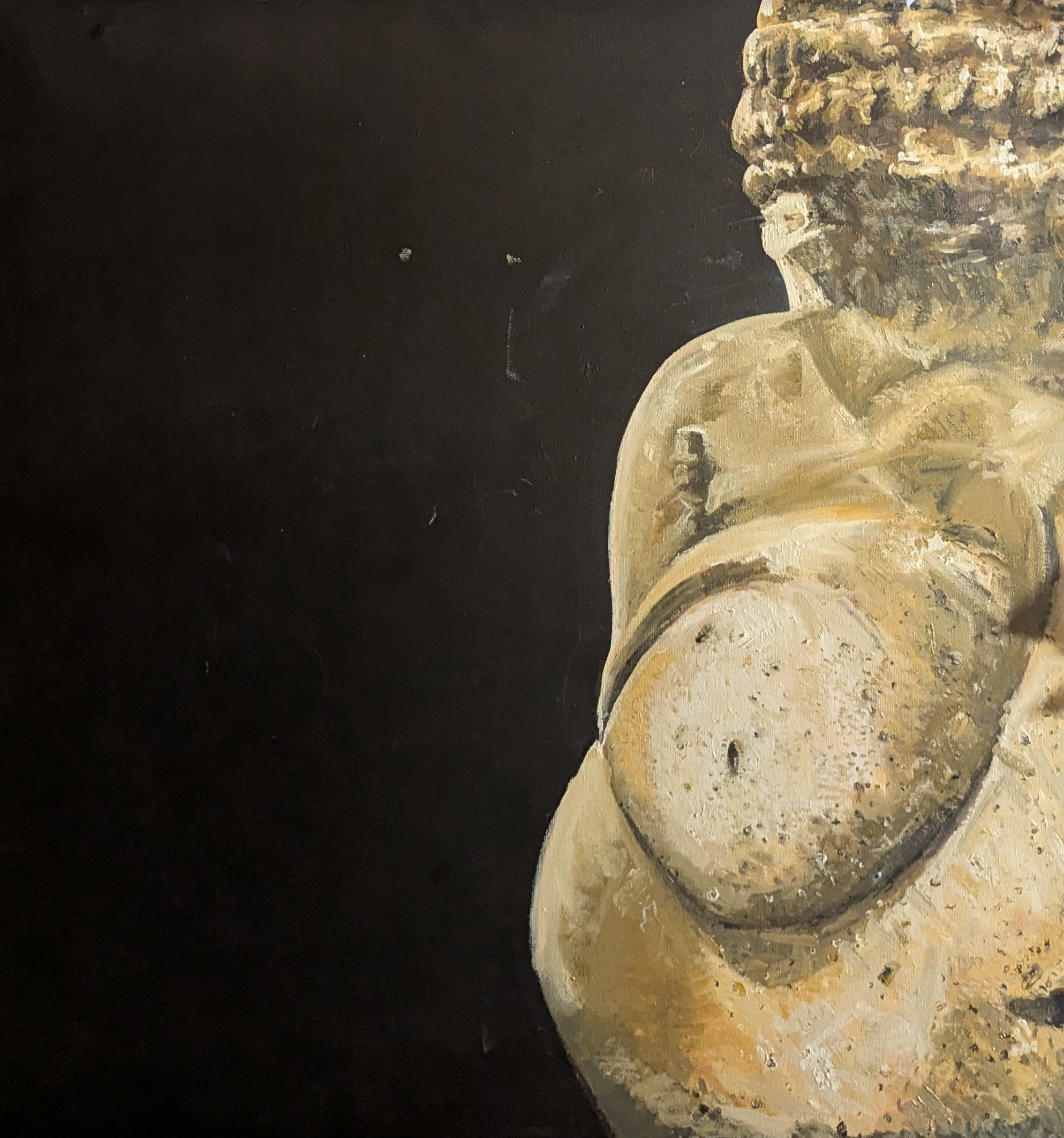 Venus of Willendorf — oil painting by Nic Ledger